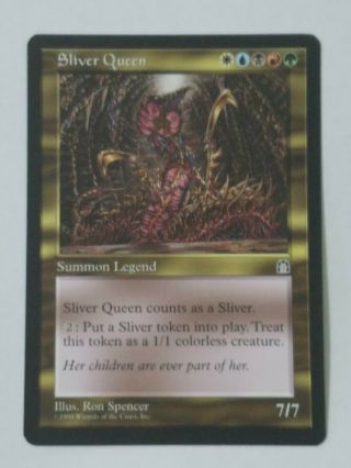 Magic The Gathering Rare Stronghold Sliver Queen Mtg Reserve List