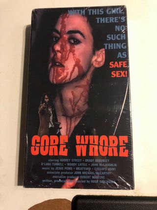 Gore Whore Vhs Sub Rosa Studios Ill Tex Productions Zombies Rare Oop