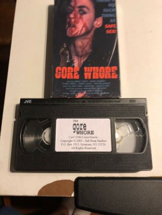 Gore Whore VHS Sub Rosa Studios Ill Tex Productions Zombies Rare OOP 6