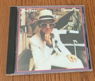 Elton John " Greatest Hits " Rare 1990 Usa Cd Album