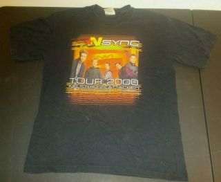 Nsync Tour 2000 T - Shirt " No Strings Attached " Large Concert Timberlake Rare