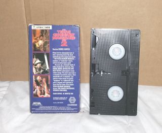 THE TEXAS CHAINSAW MASSACRE 2 - rare Cannon Media VHS 2