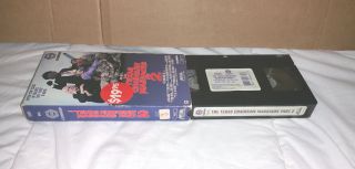 THE TEXAS CHAINSAW MASSACRE 2 - rare Cannon Media VHS 3