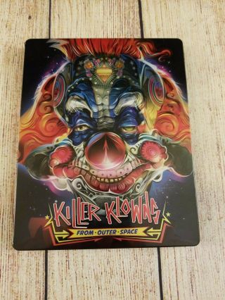 Killer Klowns From Outer Space Oop Rare Best Buy Exclusive Blu - Ray Steelbook