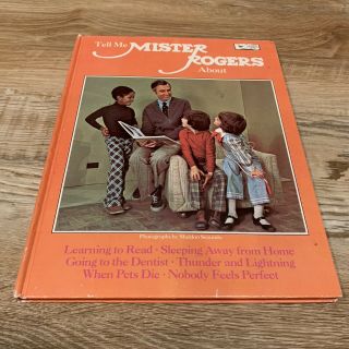 Vintage Mister Rogers Tell Me About.  Mr.  Fred Rogers,  1975 Reading Book - Rare