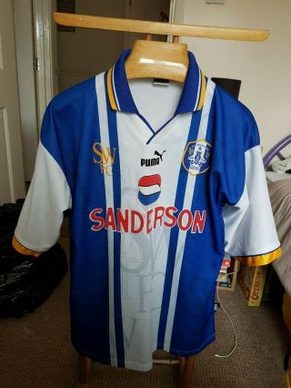 Rare Old Sheffield Wednesday 1995 Football Shirt Size Xtr Large