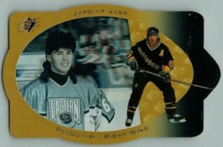 1996 - 97 Upper Deck Spx Gold Jaromir Jagr Insert Hockey Card 38 Rare Bv
