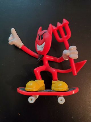 Rare Tech Deck Dude World Industries Red Devil Loose With Board Only