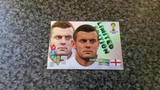 Panini Adrenalyn Xl World Cup 2014⚽very Rare⚽jack Wilshere Limited Edition