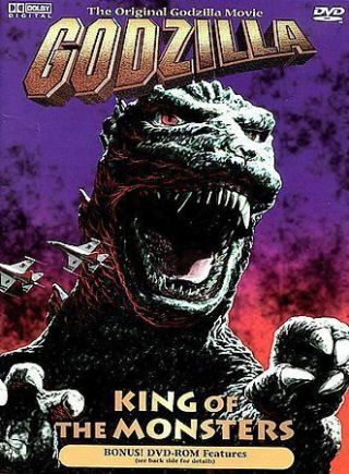 Godzilla,  King Of The Monsters - Dolby Digital - (dvd,  1998) - Oop/rare -