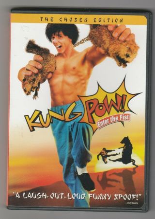 Kung Pow Enter The Fist The Chosen Edition Dvd Widescreen With Insert Rare Oop