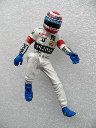 Rare 1/18 Nelson Piquet Driver Figure 1997 World Champion Williams Fw11b Spark