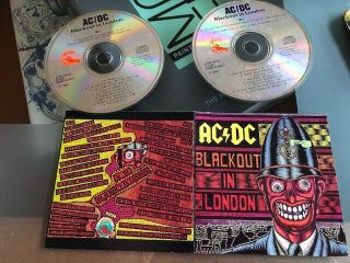 Ac/dc Double Import 2 - Cd: Blackout In London Bon Scott Bbc 1976 - 7 - 9 Rare
