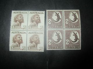 Pre Decimal Stamps: Block Of 4 Mnh - Rare (e174)