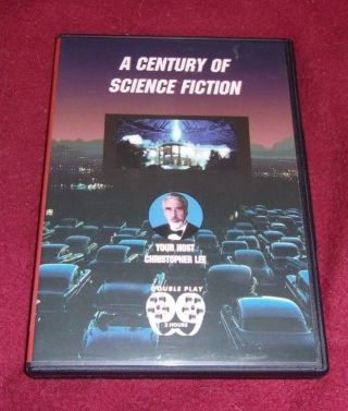A Century Of Science Fiction Rare Oop Dvd Hosted By Christopher Lee,  2 Hours