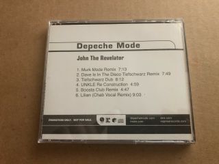 Depeche Mode John The Revelator Promo Cd Remixes Rare 6 Tracks