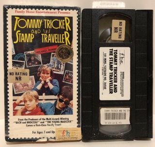 Vhs Tommy Tricker & The Stamp Traveler 1987 Rare Out Of Print Htf