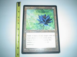 Magic the Gathering MTG - Black Lotus - 6x9 Jumbo Oversized Card Promo Rare 2