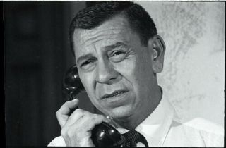 Jack Webb Hold Phone Portrait Dragnet Rare 1967 Nbc Tv Photo Negative