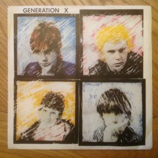 Generation X Wild Youth Rare Italy 7 " Ps Punk Billy Idol Sex Pistols Gen X