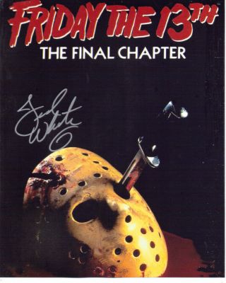 Ted White Rare Friday The 13th Signed 8x10 Jason Vorhees Photo With