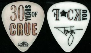Motley Crue - - Very Rare Tommy Lee 2011 Tour Guitar Pick 30 F In 