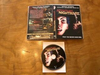American Nightmare Dvd Scorpion Releasing Very Rare Oop 80 