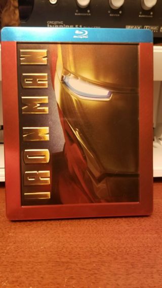 Iron Man Blu Ray Steelbook Rare Oop Bluray