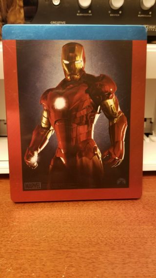 Iron Man Blu Ray Steelbook RARE OOP Bluray 3