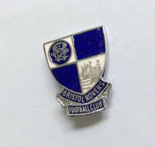 Old Bristol Rovers Football Club Fc Badge Rare Vintage Pin Makers Backstamped
