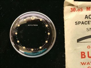 Accutron (Spaceview Luminus Snap Dome),  30.  55mm,  Still In Package - RARE 2