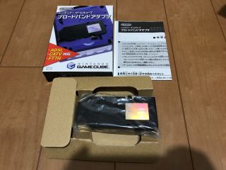 Nintendo Official Game Cube Broadband Adapter Dol - 015 Japanese Version Rare 023
