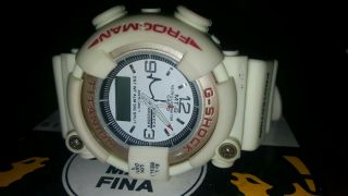 Vintage White Casio G - Shock Mt - G Titanium Frogman Watch Dw 8200 Japan Rare