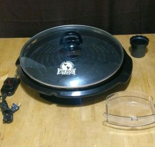 George Foreman Fusion Grill Indoor Counter Top Electric Model Gr70 Rare Black