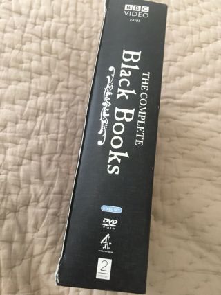 The Complete Black Books: Season 1 - 3 Bundle Series Bbc Box Set Dylan Moran Rare