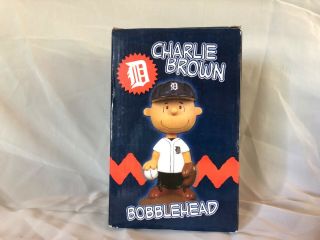 Detroit Tigers Charlie Brown Bobblehead Rare Limited Edition Collectors Item