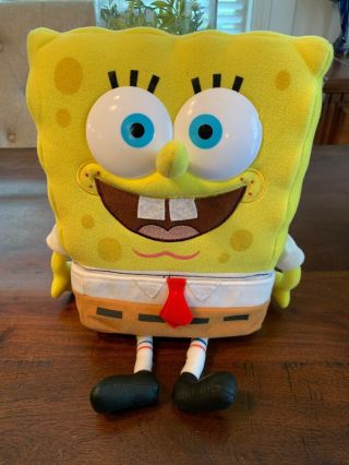 Spongebob Squarepants 15” Plush Removable Pants 2000 Viacom Rare Nickelodeon