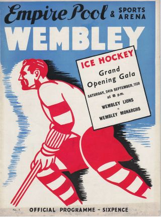 1938 Wembley Lions V Wembley Monarchs Programme - 24//9/38 - Very Rare