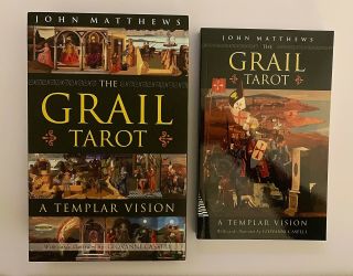 The Grail Tarot A Templar Vision Card Deck Book Set John Matthews Rare Oop