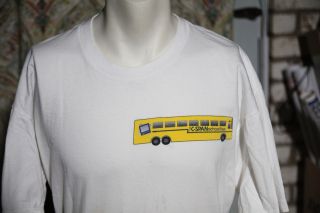 Vintage 1990s The C - Span School Bus T - Shirt Men 