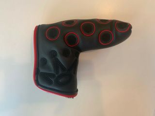 Scotty Cameron Rare Red Piping 7 Point Ballistic Woodland Putter Head Cover