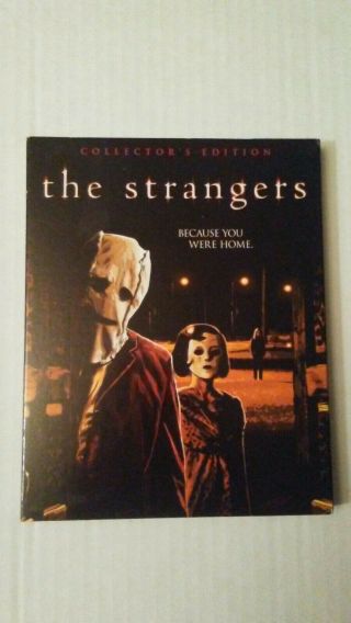 The Strangers Blu - Ray Scream Factory 2 - Disc Collectors Ed Rare Slipcover