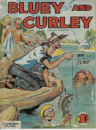 Vintage And Rare Bluey And Curley Comic By Rice