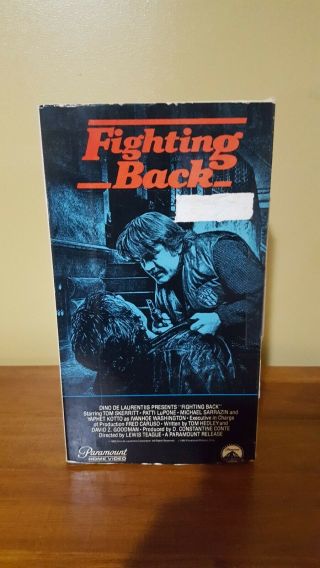 Fighting Back (vhs) Rare,  Tom Skerrit,  Lewis Teague