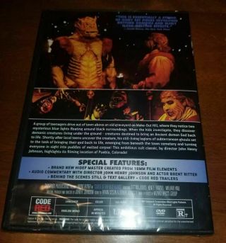 Curse of the Blue Lights DVD - Code Red 90,  rare,  OOP,  LIKE 2