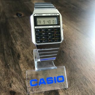 Rare Vintage 1984 Casio Ca - 602 Digital Calculator Chronograph Watch Module 481