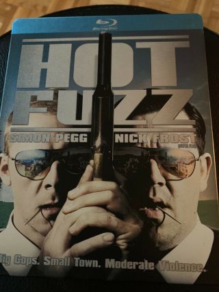 Hot Fuzz Steelbook (blu - Ray Disc,  2010,  Canadian) Rare To Canada
