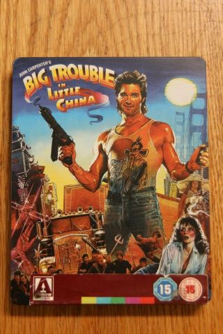 Big Trouble In Little China Blu - Ray Steelbook Region B Rare & Out Of Print Oop