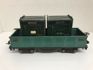 Rare Lionel 512 Standard Gauge Peacock Gondola Car 205 Merchandise Containers