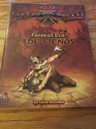 Ad&d Planescape Faces Of Evil: The Fiends Rare Oop Ad&d Tsr 2nd 2630